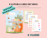 Easter Games Bundle | Printable Spring Fun for Kids & Families