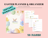 Easter Planner | Printable Organizer and Easter Egg Hunt Planner