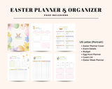Easter Planner | Printable Organizer and Easter Egg Hunt Planner