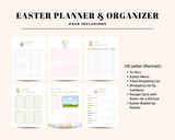 Easter Planner | Printable Organizer and Easter Egg Hunt Planner
