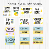 Printable Lemonade Stand Kit for Kids – Dramatic Play Bundle with Signs, Menu, Labels & Pretend Play Money