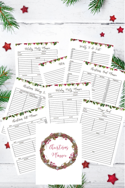 Christmas Holiday Planning Binder