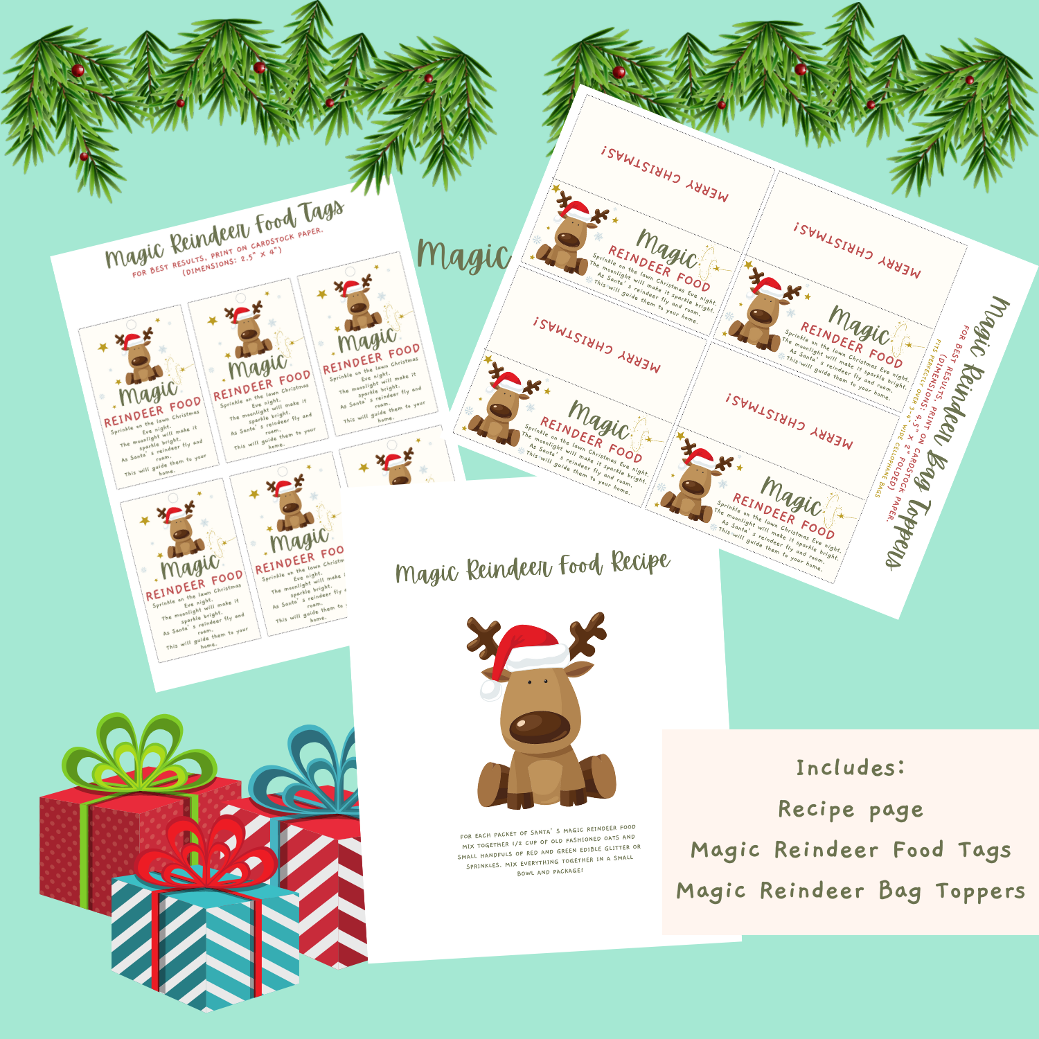 Magic Reindeer Food Tags and Gift Bag Toppers – The How-To Home magic-reindeer-food-tags-and-gift-bag-toppers-the-how-to-home