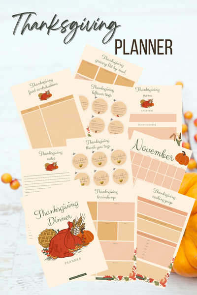 The Perfect Thanksgiving Planner